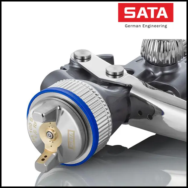 SATAjet 100 B F RP Pistola a spruzzo per verniciare con tazza da 0,6 l con QCC innesto a baionetta, ugello 1,8mm | cod 145201 - immagine 2