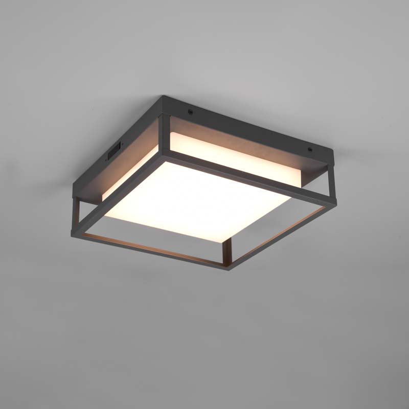 Plafoniera Led da esterno WITHAM IP54 tre colori di luce regolabili – Trio Lighting - immagine 2
